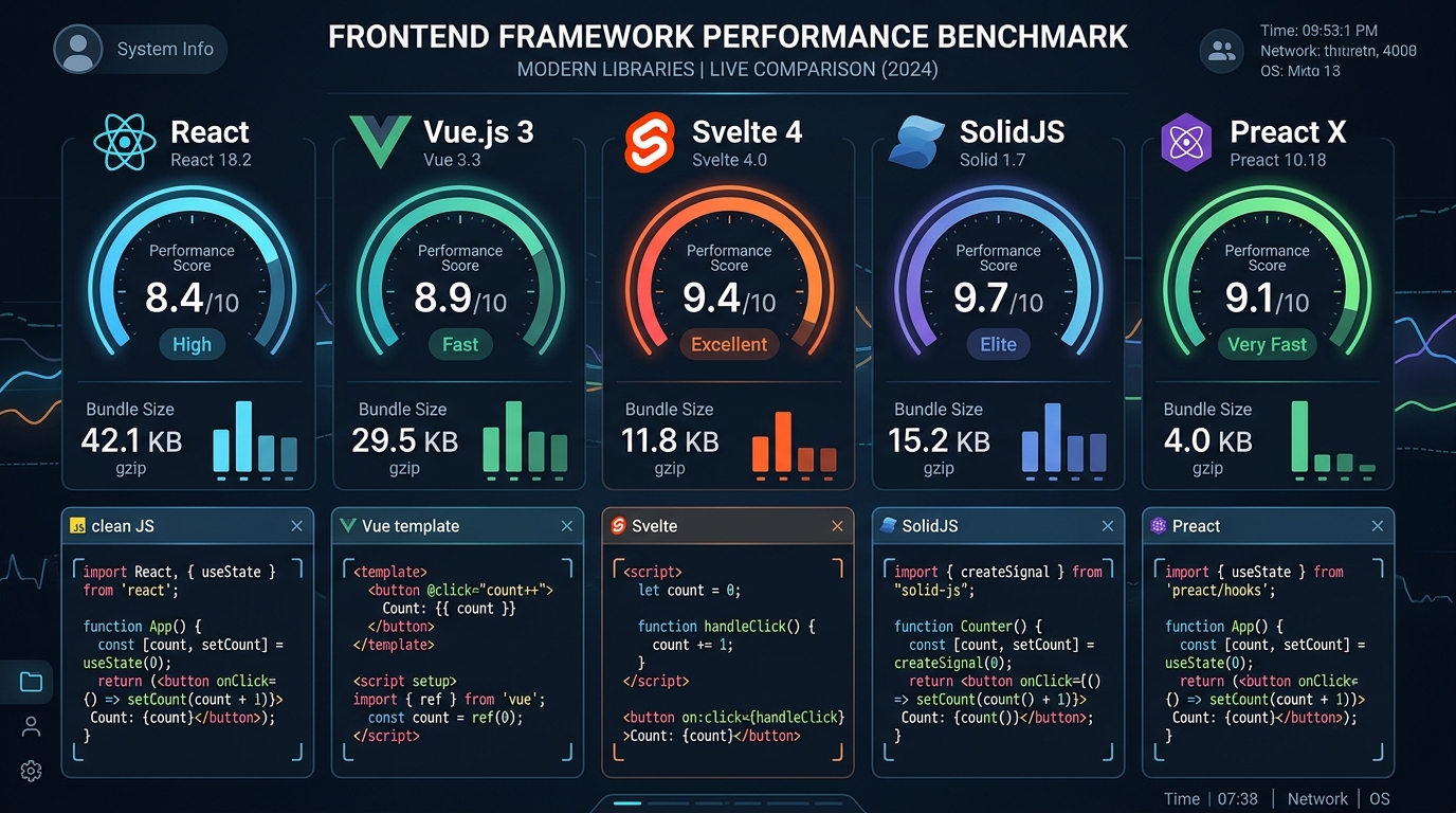 Frontend Libraries Benchmark
